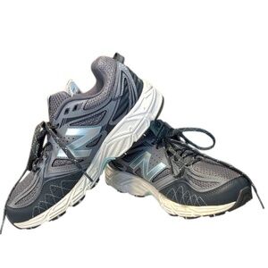 NWT-New Balance Women’s 510 v3 All Terrain Trail Running Shoes-Gray/Blue Accents